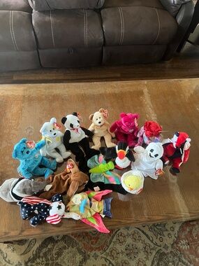Lot of 15 Vintage Ty Beanie Babies #21
